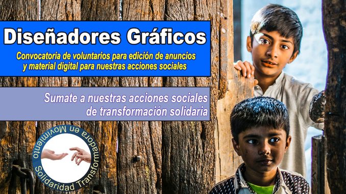 Voluntario diseñador gráfico