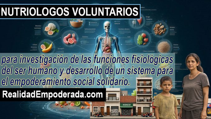 Nutricionista Nutriologo voluntariado