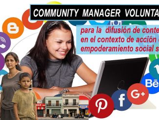 Community manager voluntario voluntariado