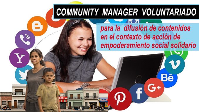 Community manager voluntario voluntariado