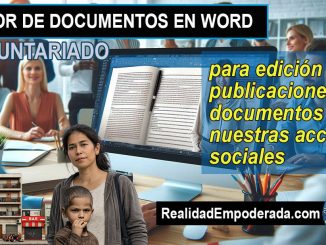 VOLUNTARIADO Editor editorial