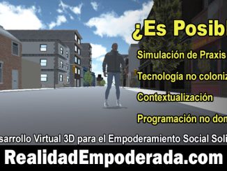 Unity 3D aplicación para el empoderamiento social solidario
